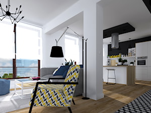 Mieszkanie Zielona Góra - Salon, styl nowoczesny - zdjęcie od KADA WNĘTRZA S.C