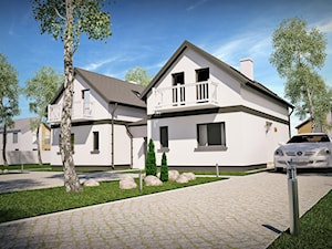 Projekt domu x2 wielorodzinnego - Domy, styl skandynawski - zdjęcie od Maciej Kaczmarek