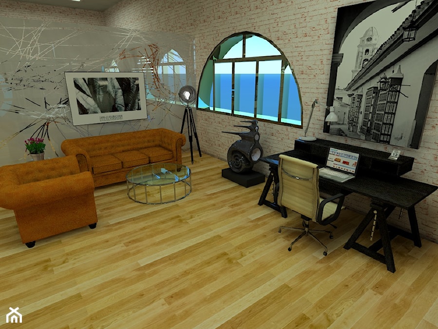 LOFT 1 - Biuro, styl nowoczesny - zdjęcie od Studio Wnętrze Pracownia Projektowa
