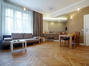 apartament z klimatem królewskiego Krakowa - Salon, styl tradycyjny - zdjęcie od artMOKO