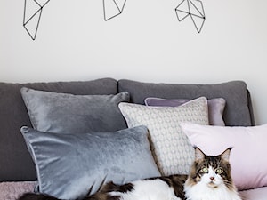 COZY NORDIC HOME ⌂ SKANDYNAWSKIE MIESZKANKO z kotem w tle © 2016 - zdjęcie od ORWAT DESIGN architektura wnętrz
