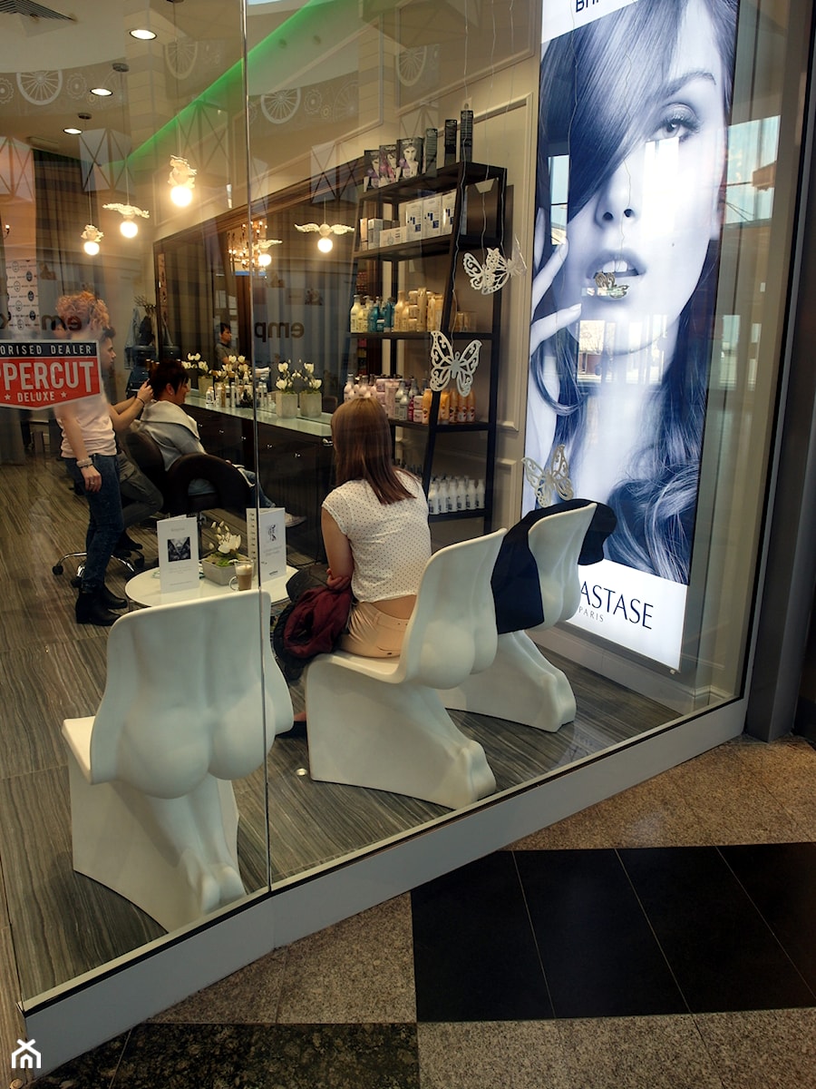 barber shop - Wnętrza publiczne, styl nowoczesny - zdjęcie od NaNovo