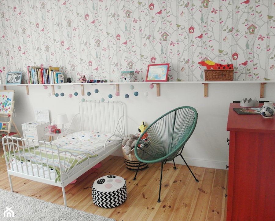 astrów - Średni biały szary pokój dziecka dla dziecka dla nastolatka dla chłopca dla dziewczynki, styl skandynawski - zdjęcie od NaNovo