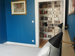 astrów - Mała niebieska sypialnia, styl nowoczesny - zdjęcie od NaNovo