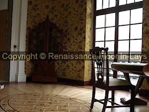 Podłoga promienista z rozetą i bordiurą - zdjęcie od Renesans Floor In-Lays