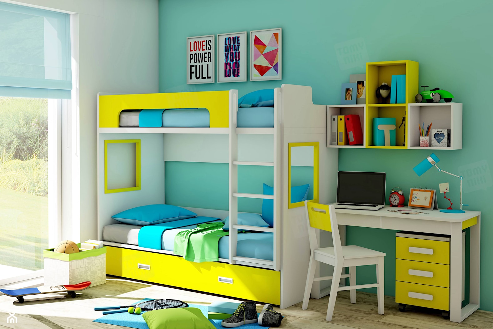 Gioele Elies - łóżko piętrowe dla dzieci - zdjęcie od elies.pl - Homebook
