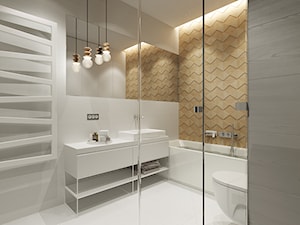 łazienka przy sypialni - zdjęcie od Projektownia Wnętrz