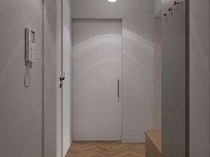 widok na drzwi przesuwne do sypialni - zdjęcie od Projektownia Wnętrz