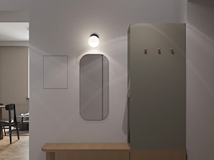 Małe mieszkanko na Pradze - Hol / przedpokój, styl minimalistyczny - zdjęcie od Projektownia Wnętrz