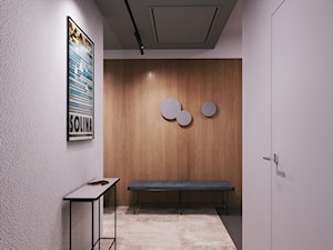 Spokojna przystań - Hol / przedpokój, styl minimalistyczny - zdjęcie od Projektownia Wnętrz