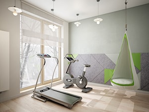 pokój fitness - zdjęcie od Projektownia Wnętrz