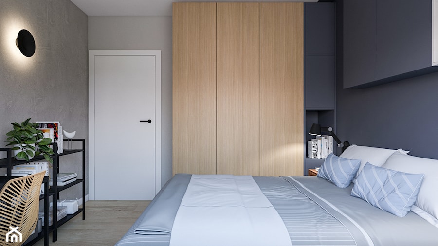 Mieszkanie dla rodziny z czwórką dzieci - Sypialnia, styl minimalistyczny - zdjęcie od Projektownia Wnętrz