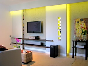 Mieszkanie na Białołęce - Salon, styl minimalistyczny - zdjęcie od Projektownia Wnętrz