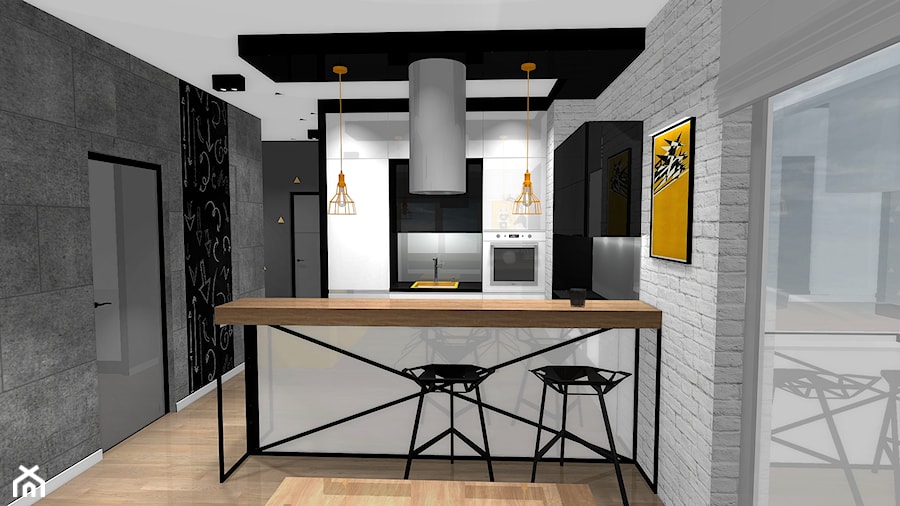 SOFT LOFT - Kuchnia, styl minimalistyczny - zdjęcie od Formacja Projekt