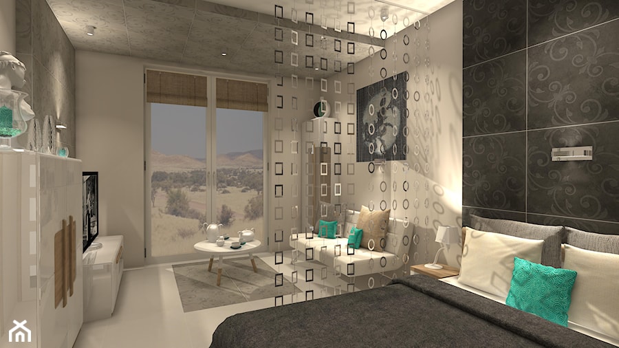 Mały Apartament w Afryce. - Salon, styl nowoczesny - zdjęcie od Wizja Wnętrza - projekty i aranżacje