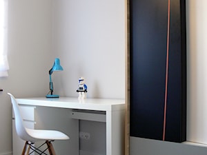 apartament do wynajęcia - Średni biały pokój dziecka dla nastolatka dla chłopca, styl nowoczesny - zdjęcie od Pracownia Wnętrza