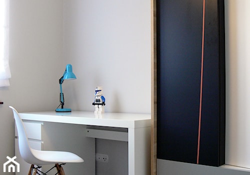 apartament do wynajęcia - Średni biały pokój dziecka dla nastolatka dla chłopca, styl nowoczesny - zdjęcie od Pracownia Wnętrza
