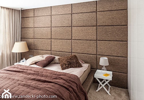 * mieszkanie kraków tyniecka - Mała sypialnia, styl nowoczesny - zdjęcie od d e s e n i e