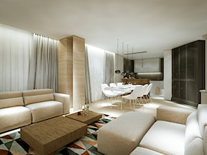 Apartament w sercu Warszawy - wersja II - Salon - zdjęcie od Nubo Interior