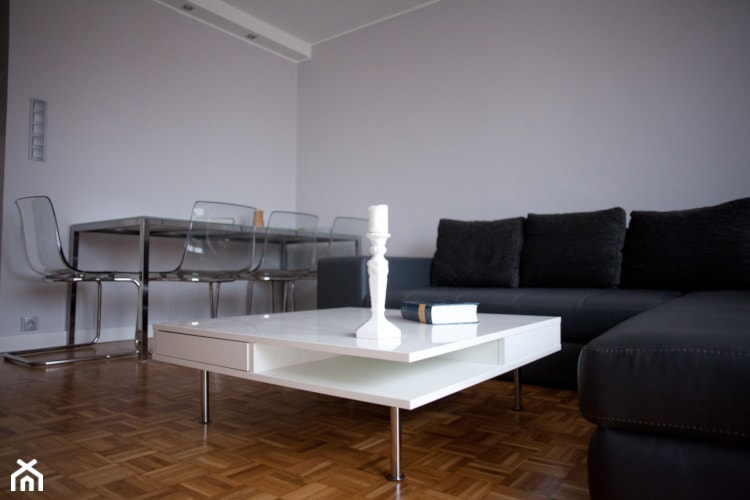 Mieszkanie Młodego Gentelmana - Salon, styl nowoczesny - zdjęcie od Pracownia Wnętrz Pi Concept Agata Miszewicz