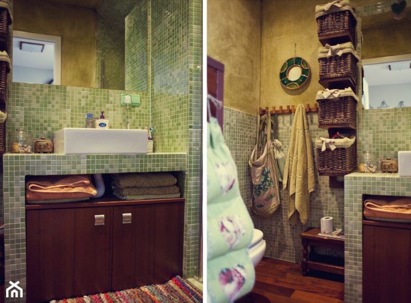 Łazienka, styl rustykalny - zdjęcie od Roma Świątek - Homebook