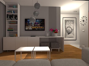 Mieszkanie Warszawa - Salon - zdjęcie od Projektowanie wnętrz Paulina Łata