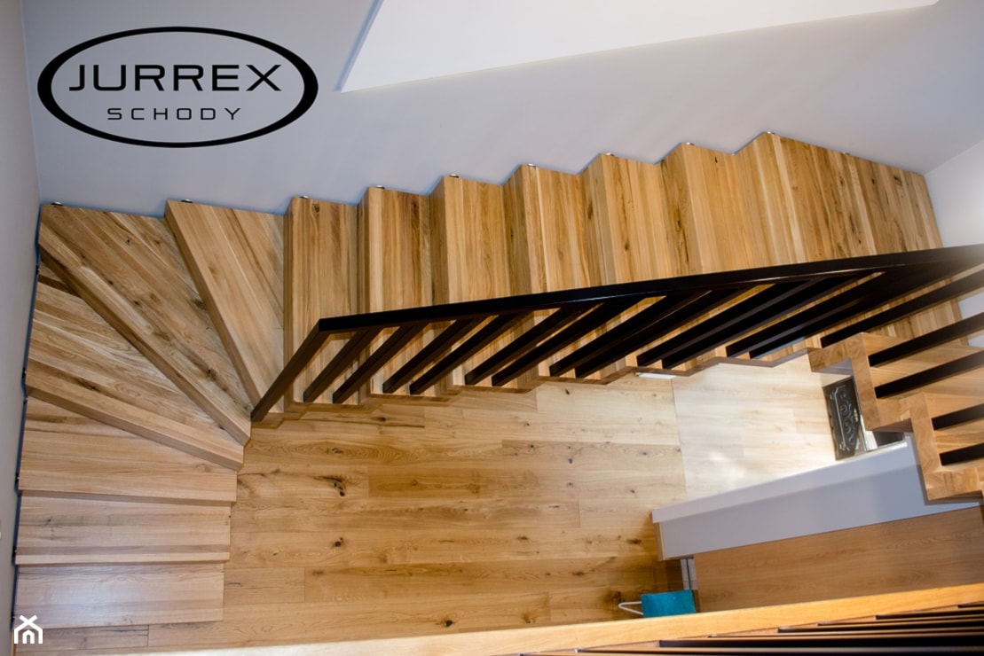 Rustykalne schody - zdjęcie od SCHODY JURREX - Homebook