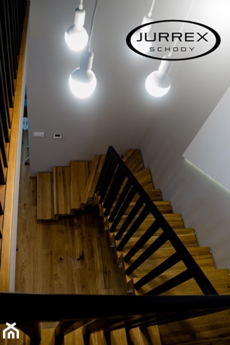 Rustykalne schody dębowe - zdjęcie od SCHODY JURREX - Homebook