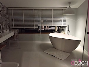 Projekt Września - Średnia jako pokój kąpielowy łazienka - zdjęcie od kabeDesign kasia białobłocka