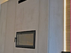 Projekt Września - Mały szary salon - zdjęcie od kabeDesign kasia białobłocka