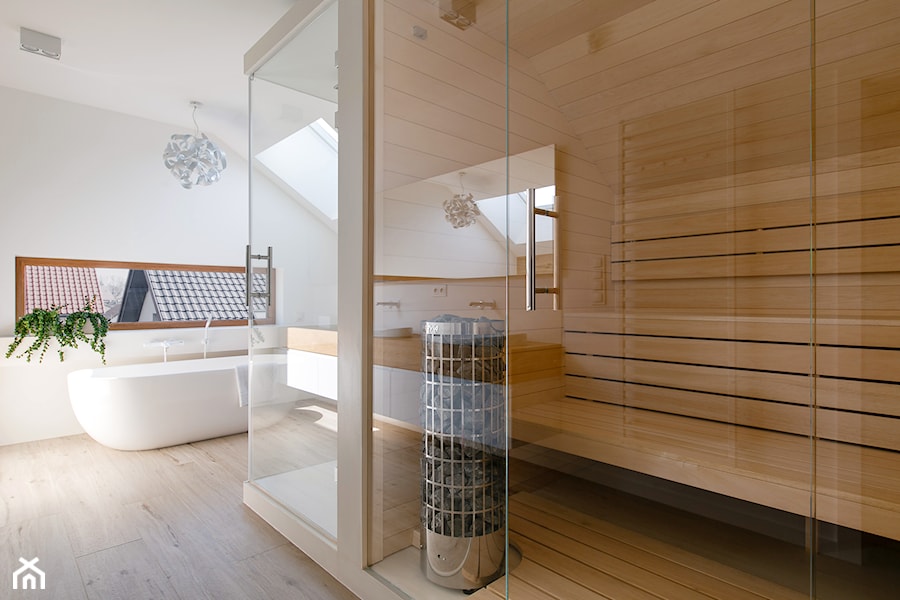Dom - Gaik-REALIZACJA - Łazienka, styl nowoczesny - zdjęcie od Pracownia projektowania wnęrz Loci