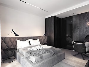 projekt 1 - Sypialnia, styl nowoczesny - zdjęcie od Pracownia projektowania wnęrz Loci
