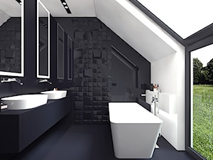 projekt 1 - Łazienka, styl nowoczesny - zdjęcie od Pracownia projektowania wnęrz Loci