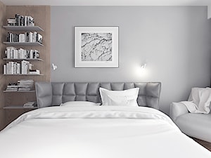 projekt 3 - Sypialnia, styl nowoczesny - zdjęcie od Pracownia projektowania wnęrz Loci