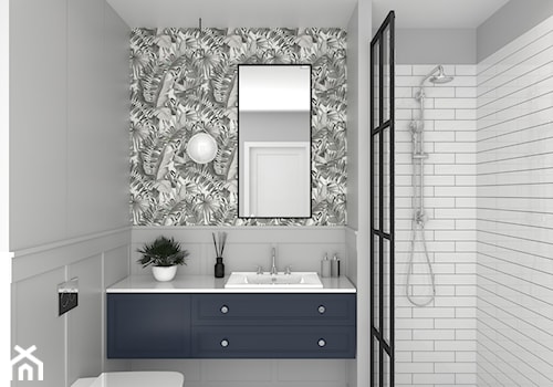 ŁAZIENKI - Średnia bez okna łazienka, styl tradycyjny - zdjęcie od 3deko