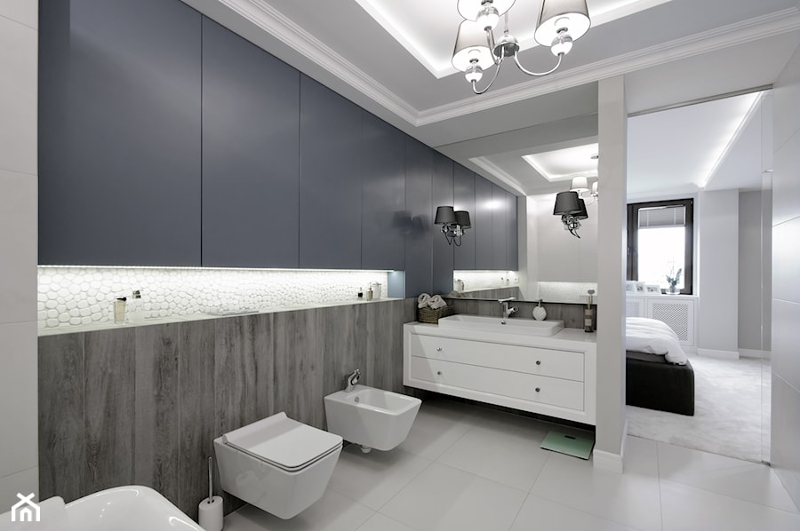 DOM W FALENTACH - Średnia łazienka, styl skandynawski - zdjęcie od 3deko