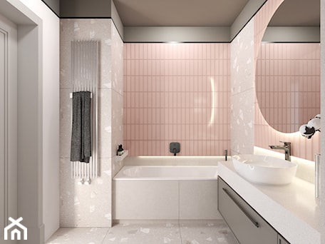 Aranżacje wnętrz - Łazienka: różowa łazienka - 3deko. Przeglądaj, dodawaj i zapisuj najlepsze zdjęcia, pomysły i inspiracje designerskie. W bazie mamy już prawie milion fotografii!