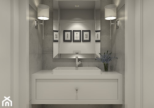 DOM W PIASECZNIE - Mała łazienka, styl tradycyjny - zdjęcie od 3deko