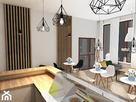 Aranżacje wnętrz - Wnętrza publiczne: BISTRO PORANNIK - Wnętrza publiczne - Q DESIGN PAULA KUCHARCZYK. Przeglądaj, dodawaj i zapisuj najlepsze zdjęcia, pomysły i inspiracje designerskie. W bazie mamy już prawie milion fotografii!