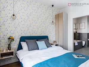 Brabank 1 - Średnia biała sypialnia, styl skandynawski - zdjęcie od INTERIOR AFFAIRS