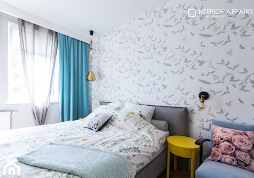 City Park - Średnia biała sypialnia, styl skandynawski - zdjęcie od INTERIOR AFFAIRS