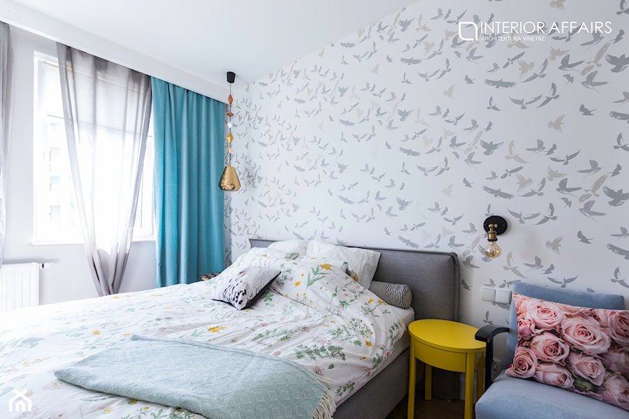 City Park - Średnia biała sypialnia, styl skandynawski - zdjęcie od INTERIOR AFFAIRS