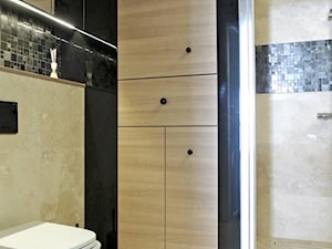 Quattro - Mała bez okna z lustrem łazienka, styl glamour - zdjęcie od INTERIOR AFFAIRS