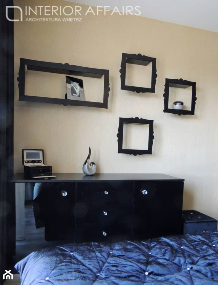 Quattro - Beżowa sypialnia, styl glamour - zdjęcie od INTERIOR AFFAIRS