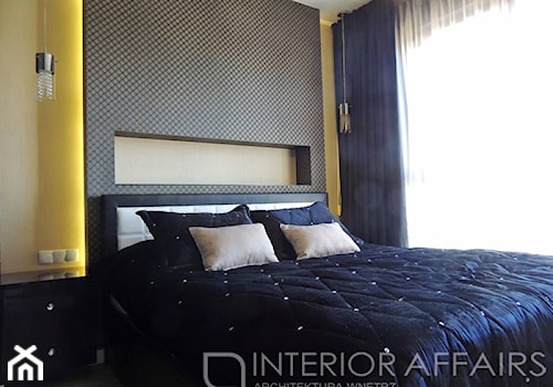 Quattro - Mała sypialnia, styl glamour - zdjęcie od INTERIOR AFFAIRS