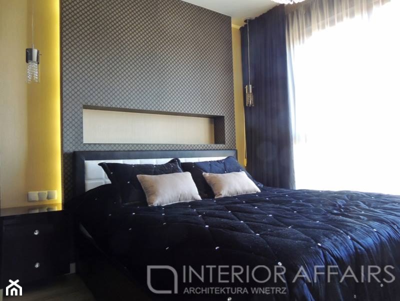 Quattro - Mała sypialnia, styl glamour - zdjęcie od INTERIOR AFFAIRS - Homebook