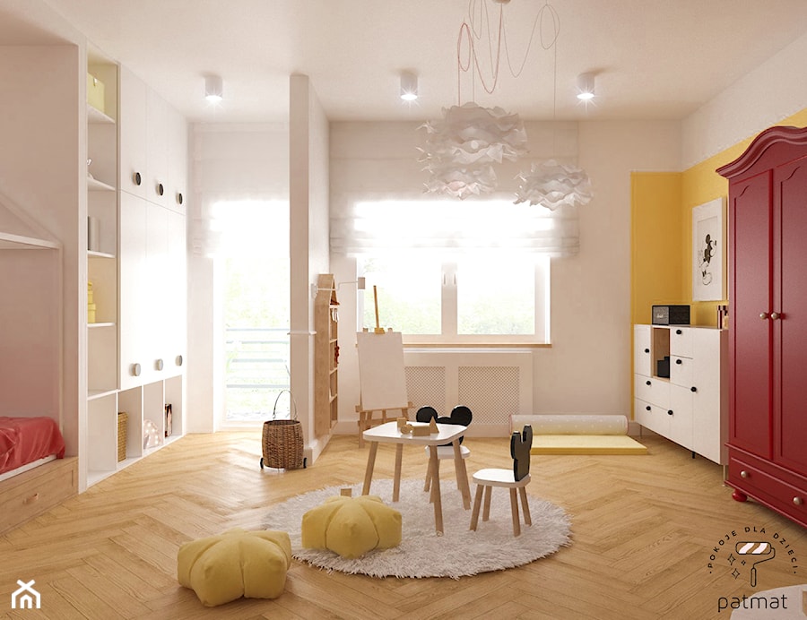 Pokój dla dziewczynki - Pokój dziecka, styl nowoczesny - zdjęcie od patmat.pl - pokoje dla dzieci @patmatstudio