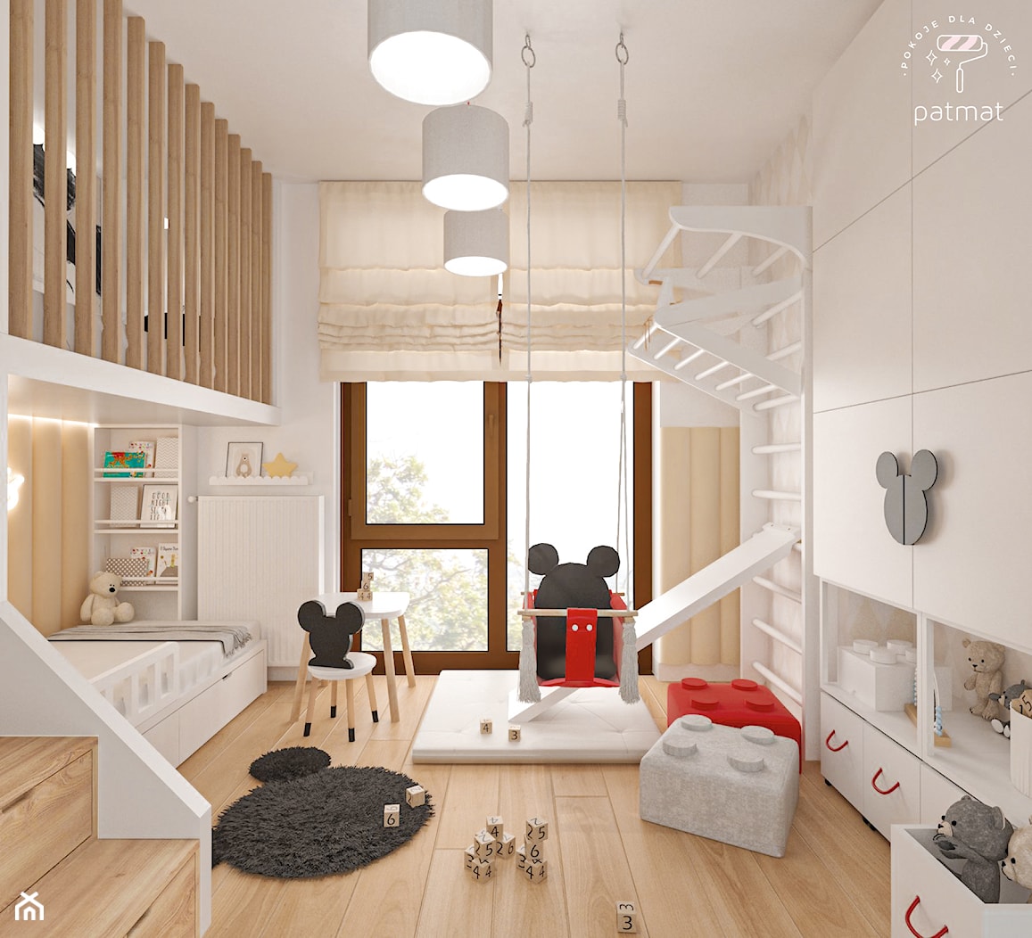 Pokój dla chłopca w stylu Mickey - zdjęcie od patmat.pl - pokoje dla dzieci @patmatstudio - Homebook