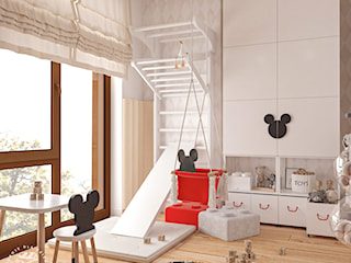 Pokój dla chłopca w stylu myszki Mickey