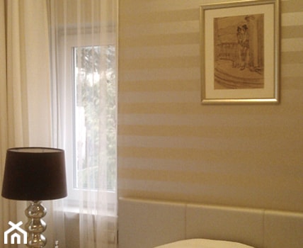 Projekt Sadyba - Mała szara sypialnia, styl tradycyjny - zdjęcie od MAKAO home